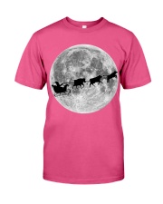 Cow Christmas Moon Night Premium Fit Mens Tee tile
