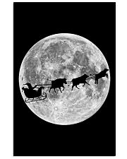 Cow Christmas Moon Night Vertical Poster tile