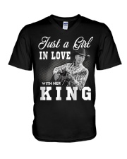 with my king tshirt V-Neck T-Shirt thumbnail