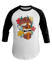 Monkey Samurai Mask Baseball Tee thumbnail