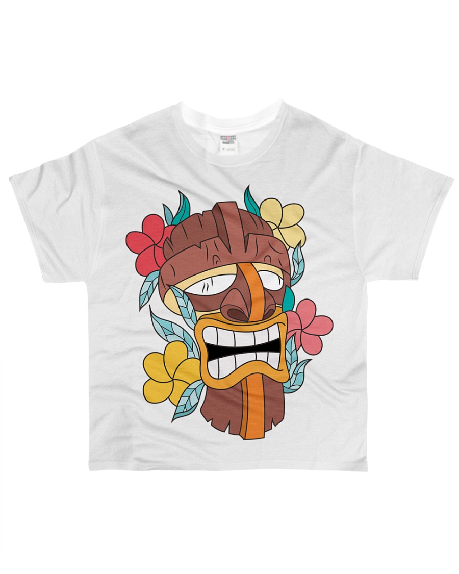 Monkey Samurai Mask All-over T-Shirt