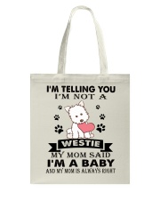 Limited Edition - WESTIE Tote Bag thumbnail