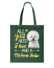 Bichon Frise Love Tote Bag tile