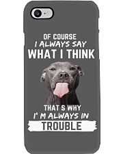 PIT BULL in trouble Phone Case tile
