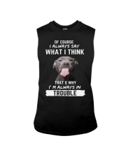 PIT BULL in trouble Sleeveless Tee tile