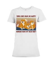 SHIBA INUS make me happy Premium Fit Ladies Tee tile
