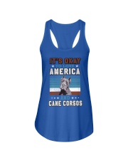 CANE CORSO It's Okay To Love Ladies Flowy Tank tile