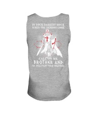 BACK Print - Call On Me Brother Unisex Tank tile