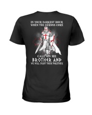 BACK Print - Call On Me Brother Ladies T-Shirt tile