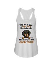 DACHSHUND Not Everyone has good taste Ladies Flowy Tank tile