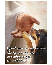 God gave Rottweiler 11x17 Poster front