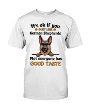 GERMAN SHEPHERD Not Everyone has good taste Classic T-Shirt tile