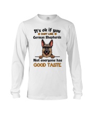 GERMAN SHEPHERD Not Everyone has good taste Long Sleeve Tee tile