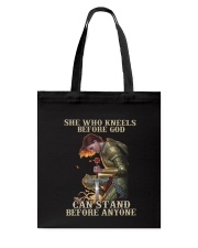 She who kneels before god - Back Tote Bag tile