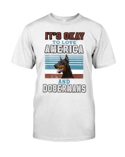 DOBERMAN It's Okay To Love Premium Fit Mens Tee tile