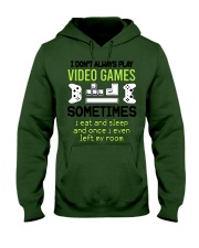 Eat Sleep Video Games Hooded Sweatshirt tile
