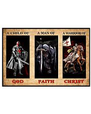 Warrior of Christ Knight Templar Poster 17x11 Poster front
