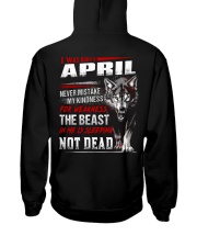 I was born in April Hooded Sweatshirt back
