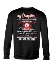 My daughter is my baby - back Crewneck Sweatshirt tile