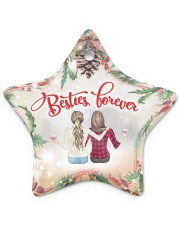 Bestie Forever 3 Ornament Christmas Star Ornament (Porcelain) tile
