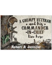 A Grumpy Veteran DD010712NA Doormat 34" x 23" front