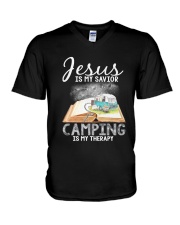 Camping DD010618NA V-Neck T-Shirt tile