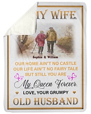To My Wife DD011615MA Blanket Customize Name Sherpa Fleece Blanket tile
