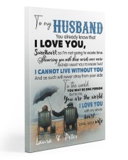 To My Husband DD011523DH Customize Name Gallery Wrapped Canvas Prints tile