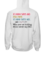 Children Grandmother Ask Mimi Hooded Sweatshirt back