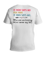 Children Grandmother Ask Mimi V-Neck T-Shirt tile
