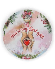 Best Gift Hands Ornament Christmas 5 Circle Ornament (Wood tile