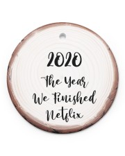 The Year 2020 Finished - Chiristmas Ornament Circle Ornament (Porcelain) tile