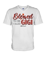 Children Grandmother Red - GIGI T-shirt V-Neck T-Shirt tile