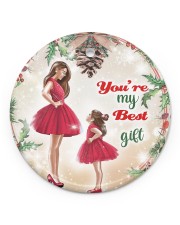 Best Gift Ornament Christmas 3 Circle Ornament (Porcelain) tile