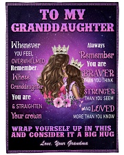 Grandmother granddaughter Princesses Blanket Large Fleece Blanket - 60" x 80" front
