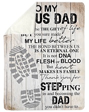 To my bonus dad Sherpa Fleece Blanket tile
