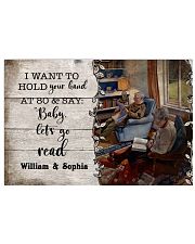 Baby Let's go Read DD011502DH Customize Name Horizontal Poster tile