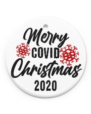 Merry Christmas - Chiristmas Ornament Circle Ornament (Porcelain) tile