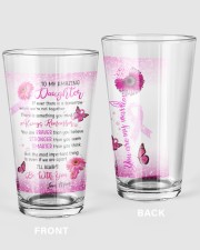 To my amazing daughter tumbler Pint Glass tile