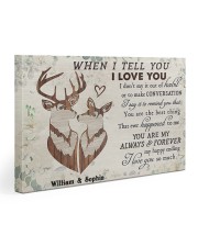 When I Tell You DD011904MA Customize Name 30x20 Gallery Wrapped Canvas Prints front