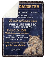 lion mom 3 Sherpa Fleece Blanket tile