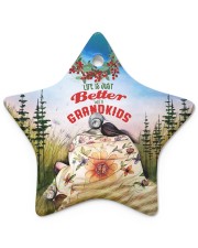 Life better Christmas Star ornament - single (porcelain) front