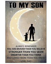 To my son 3 11x17 Poster front