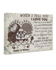When I Tell You DD011905MA Customize Name 24x16 Gallery Wrapped Canvas Prints front