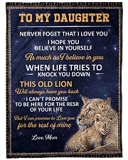 lion 3 mom Large Fleece Blanket - 60" x 80" front