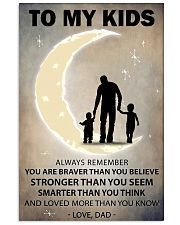 To my kids 2 boys 11x17 Poster front