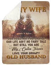 To My Wife DD011605MA Blanket Customize Name Sherpa Fleece Blanket tile