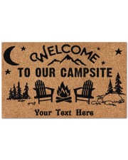 To Our Campsite DD123110MA Customize Doormat 28" x 17" front