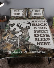 Buck And Doe DD011125MA Customize Name Queen Quilt Bed Set aos-queen-quilt-bed-set-lifestyle-front-01a