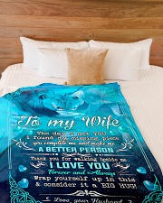 A Better Person DD010818MA Large Fleece Blanket - 60" x 80" aos-coral-fleece-blanket-60x80-lifestyle-front-02